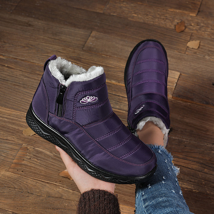 Women's Thickened Cotton-Padded Warm Snow Boots