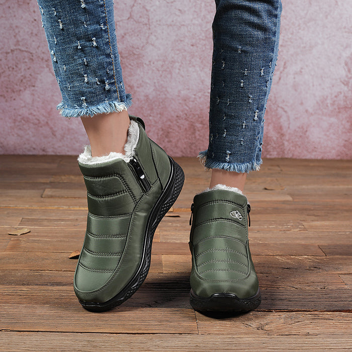 Women's Thickened Cotton-Padded Warm Snow Boots