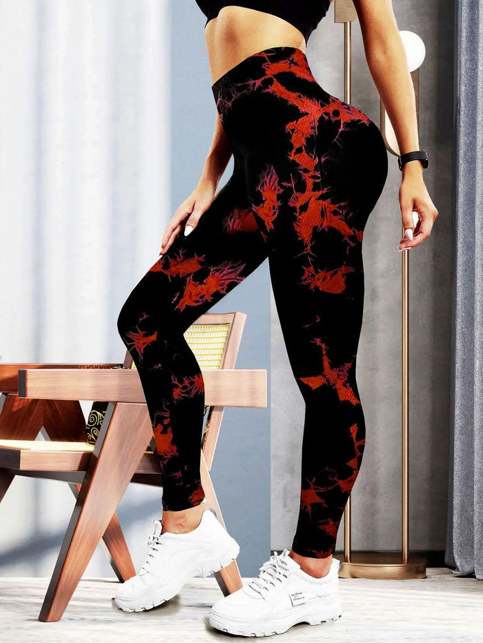 Women's Tie-Dye Yoga Leggings