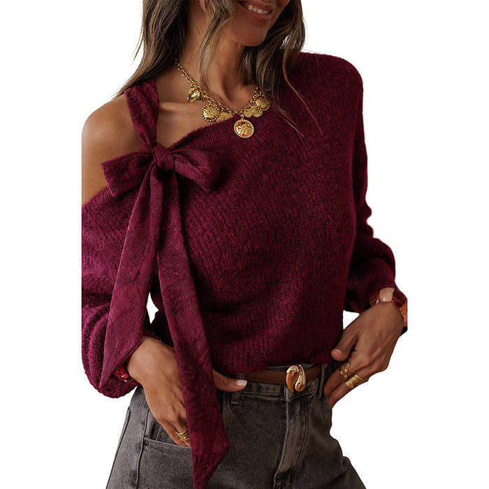 Women's Timeless Solid-Color Relaxed Sweater.
