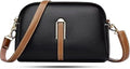 Women's Vegan Leather Black Crossbody bag Sling Bag for women and