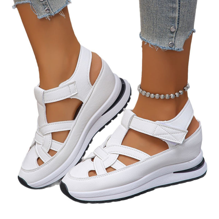 Women's Velcro Platform Wedge Sandal