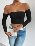 Women's Waist-Trimming Camisole Short-Sleeve Top