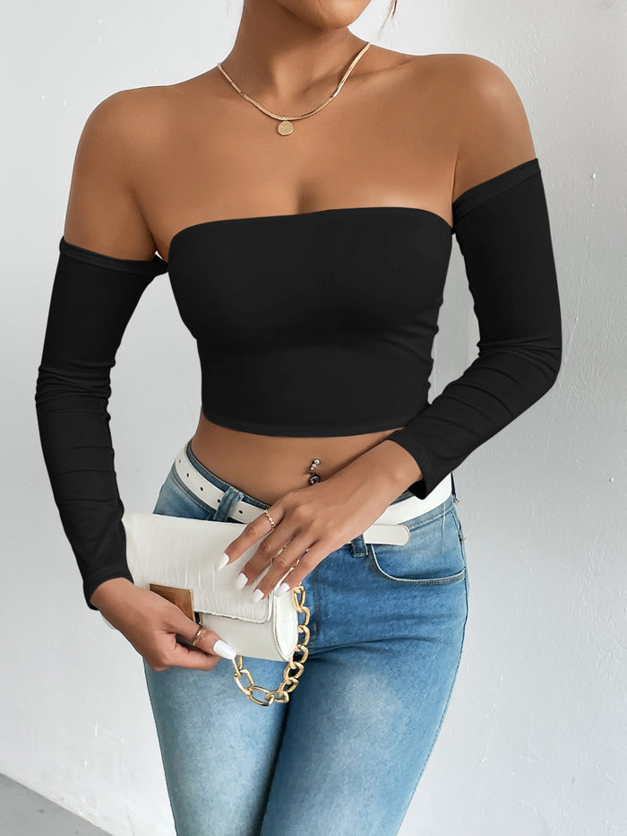 Women's Waist-Trimming Camisole Short-Sleeve Top