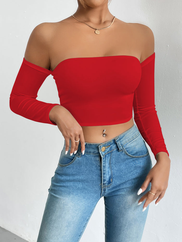 Women's Waist-Trimming Camisole Short-Sleeve Top