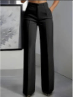 Women's Wide-Leg Suit Trousers