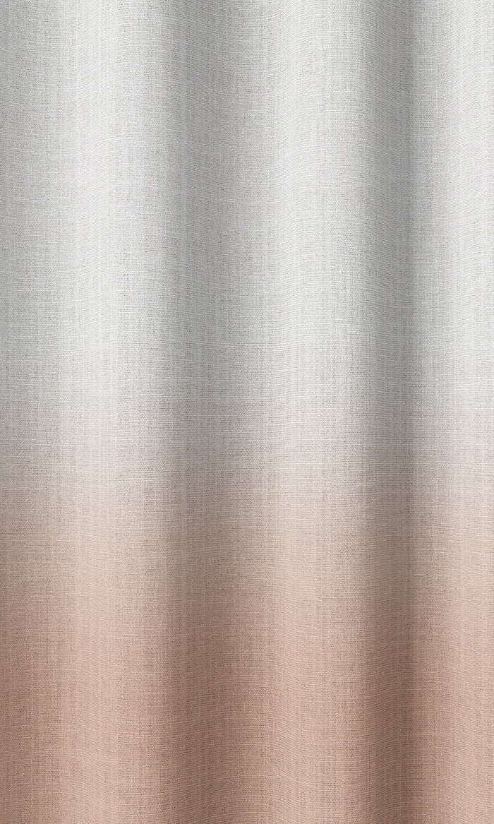 2-Tone Ombre Pinch Pleat, Rod Pocket, Eyelet Curtains (Salmon)