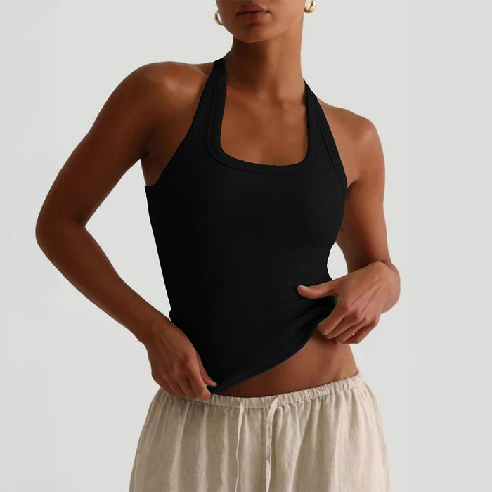 Yoga Halter-Neck Tank Top