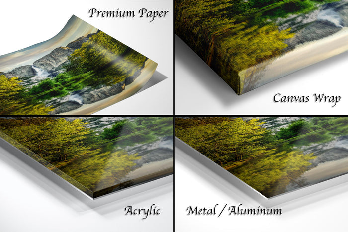 Yosemite National Park Art, Merced River Landscape, Falls Print