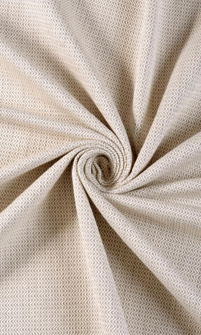 Textured   Drapery for Living, Bedroom, Kitchen, Bathroom (Grey/ Beige)