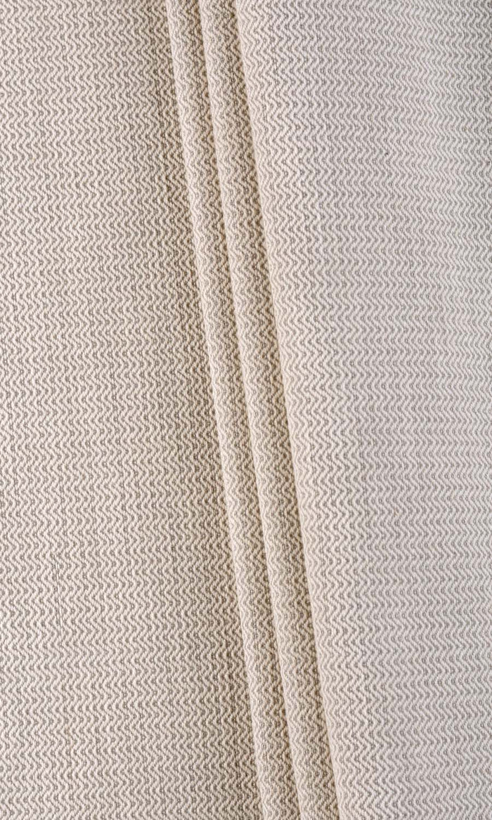Textured   Pinch Pleat, Rod Pocket, Eyelet Curtains (Grey/ Beige)