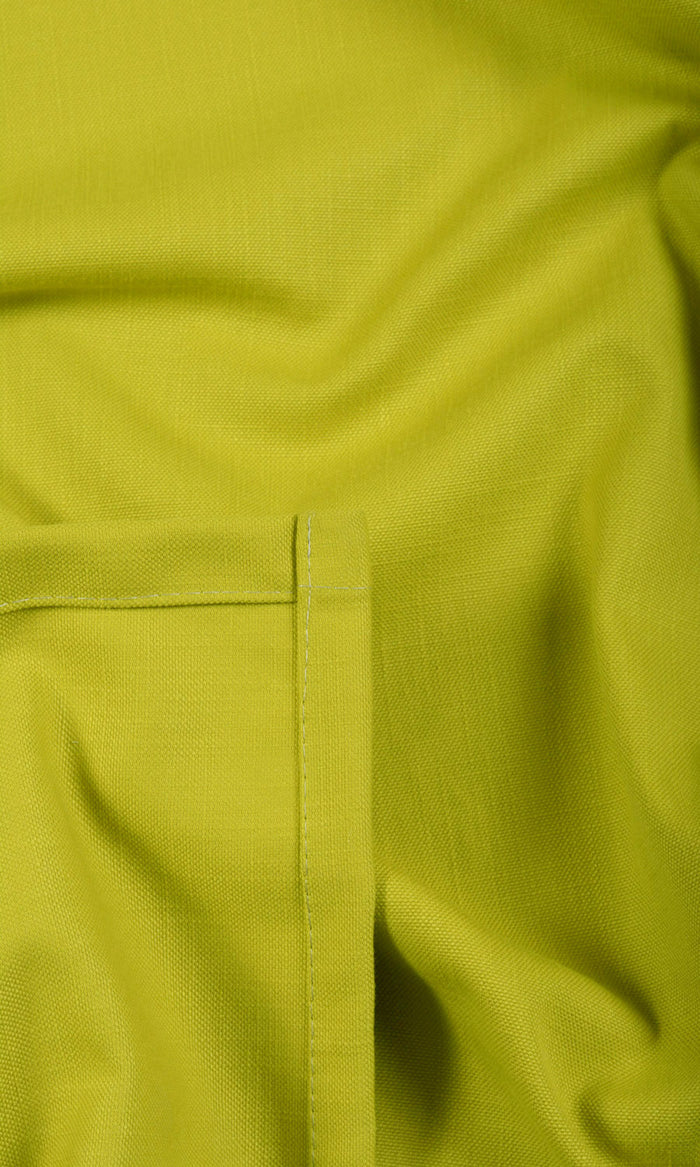 Cotton Curtain Panels for Living, Bedroom, Kitchen, Bathroom (Green)