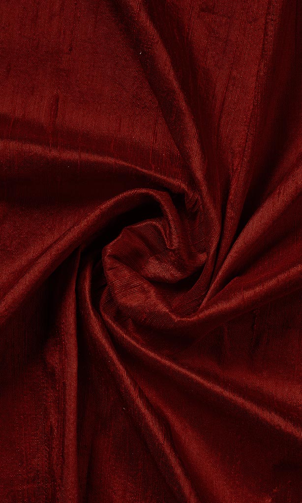 Dupioni Silk Curtains (Maroon/ Burgundy Red)