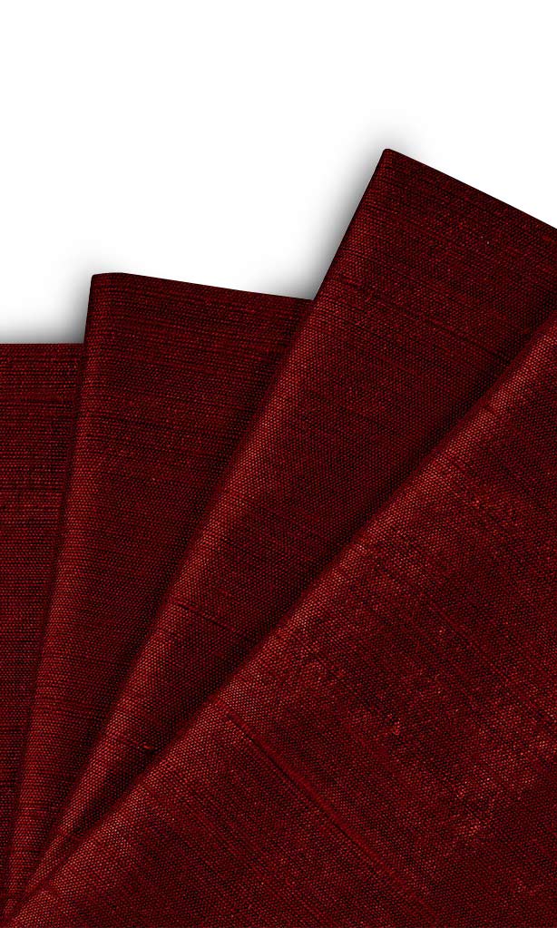Dupioni Silk Curtains for Living, Bedroom, Kitchen, Bathroom (Maroon/ Burgundy Red)