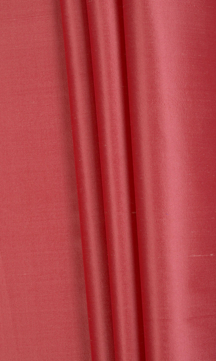 Shantung Silk Made-to-Measure Curtains (Pink Punch)