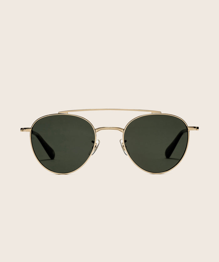 Johann Wolff Zeppelin Gold Sunglasses #color_gold