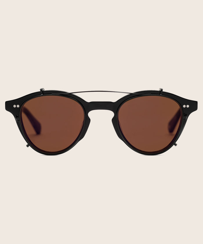 johann wolff zhan matte black mirrored clip