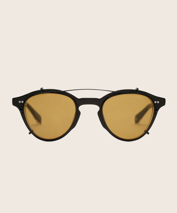Johann Wolff Zhan Matte Black Burnt Yellow Clip #color_matte-black-burnt-yellow