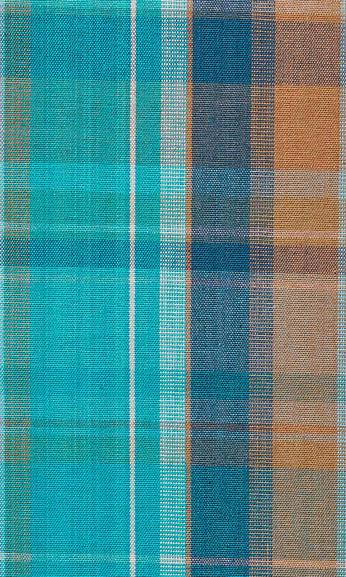 Cotton Pinch Pleat, Rod Pocket, Eyelet Curtains (Blue)