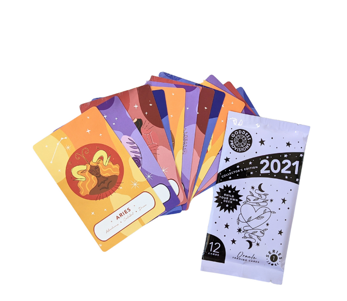 Zodiac Oracle Trading Cards | Goddess Provisions