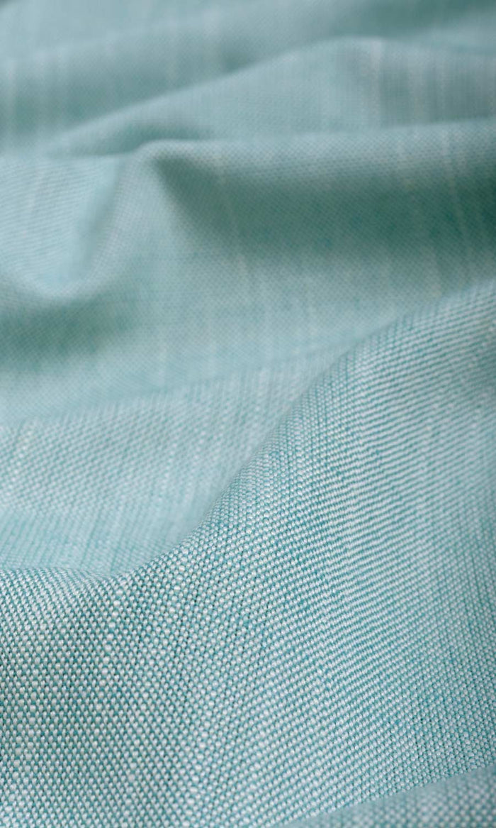 Linen Texture Any Size Style Curtains (Sky Blue)