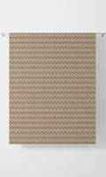 Chevron Patterned Home Décor Fabric By the Metre (Pink/ Green)